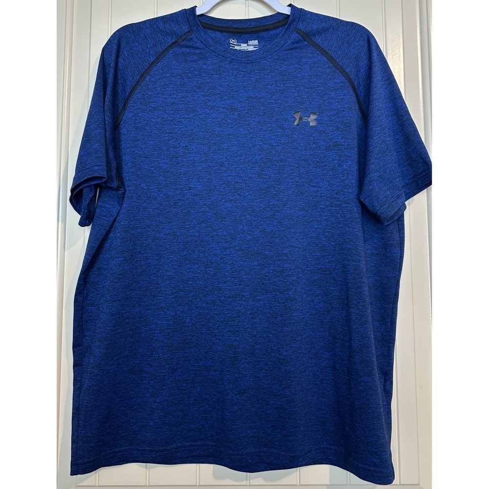 Under Armour Heatgear Loose Fit Crew Neck short sleeve t-shirt Sz L gym athletic